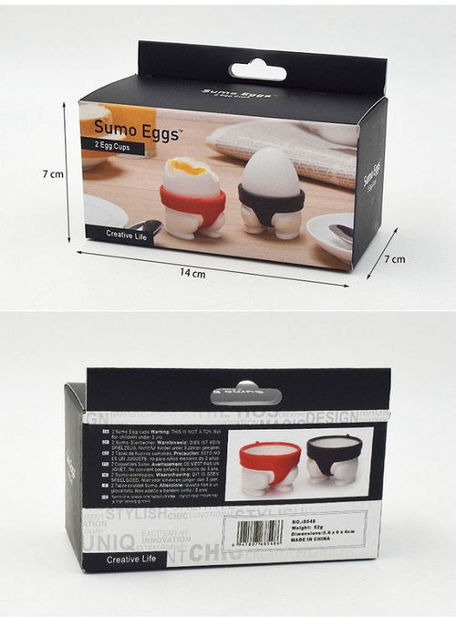 厨房里的创意革命 相扑鸡蛋托，懒人必备的神奇餐具